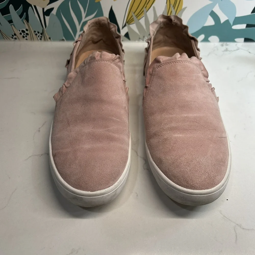 Beautiful Kate Spade Lilly Suede Slip‎ On Pink Womens Size 8.5